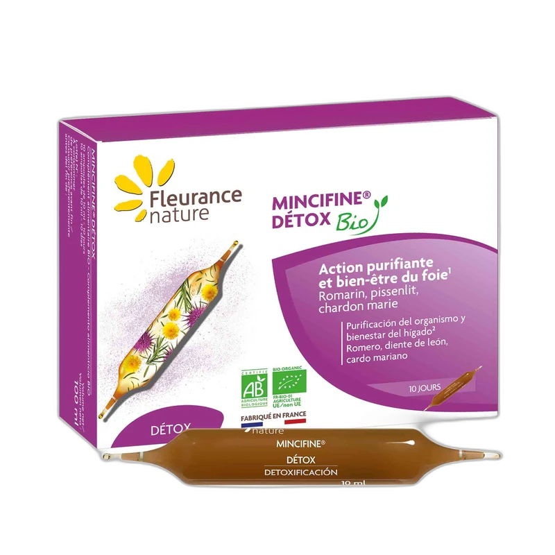 Fleurance Nature Ampoules Mincifine détox Bio