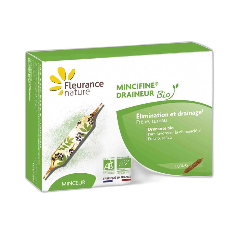 Fleurance Nature Ampoules Mincifine draineur Bio