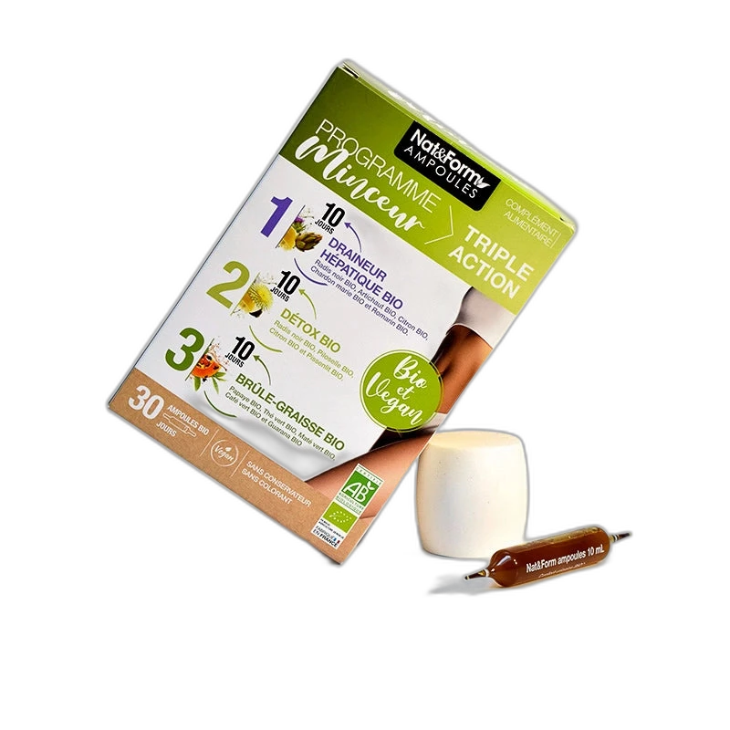 Nat&Form Ampoules Programme Minceur Bio
