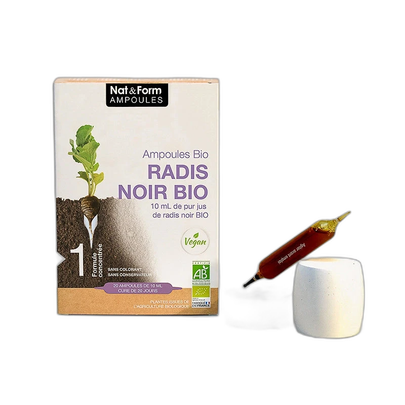 Nat&Form Ampoules Radis noir Bio