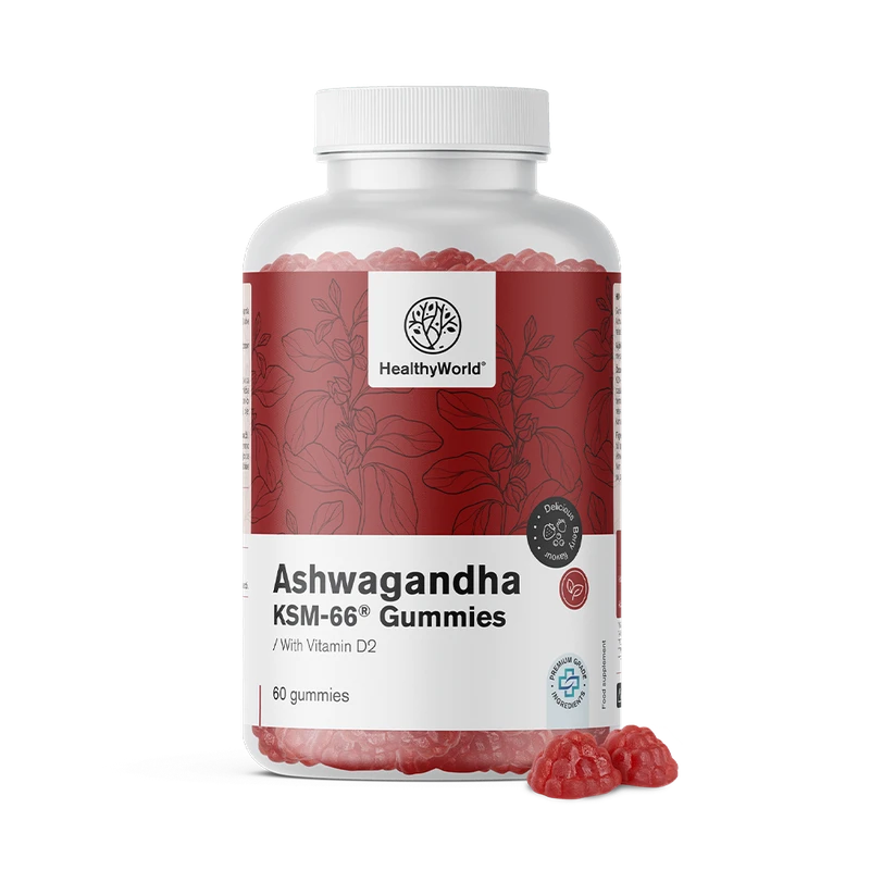 HealthyWorld Ashwagandha KSM-66 300 mg - gummies