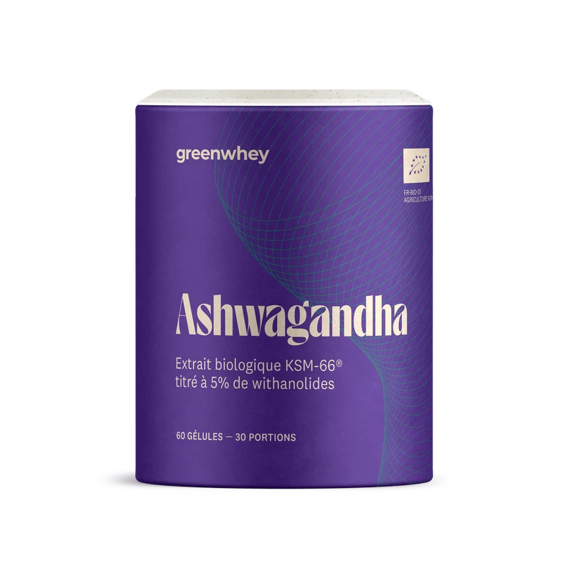 GreenWhey Ashwagandha Bio KSM-66 1000mg 5%