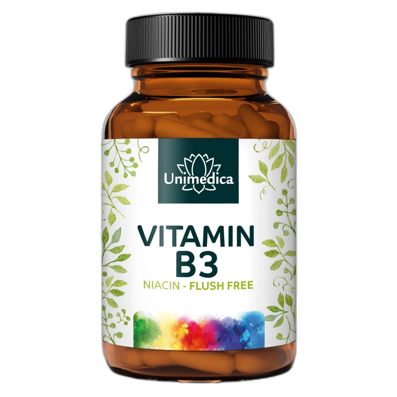 Unimedica Vitamine B3 niacine Flush Free 500mg