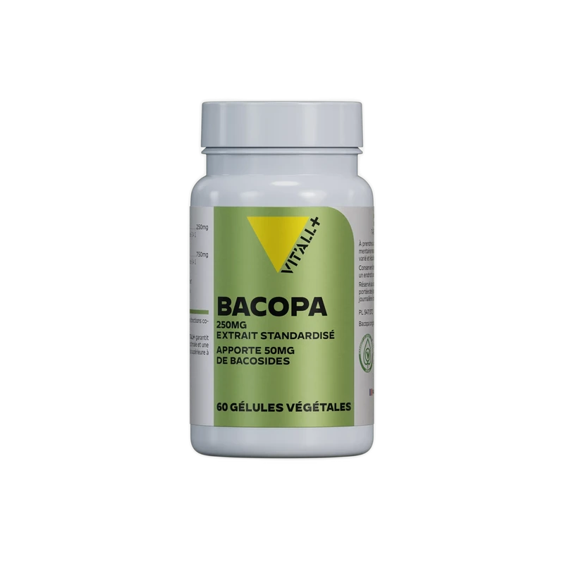 VIT'ALL+ Vital+ Bacopa Monnieri 250mg