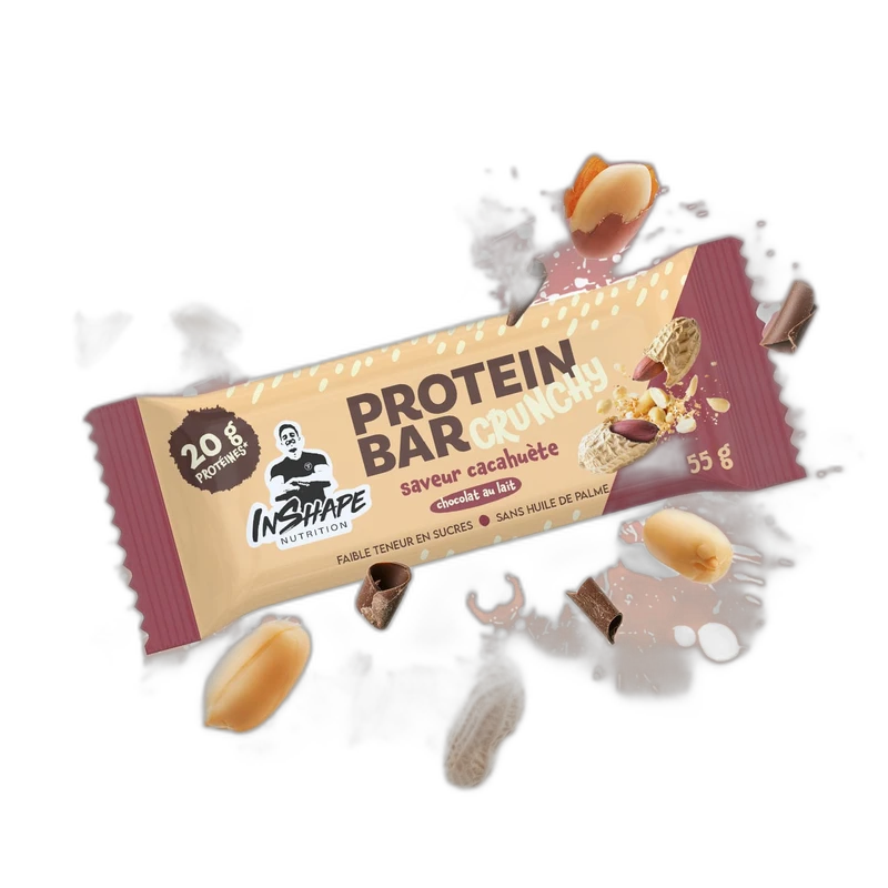InShape Nutrition Protein Bar Crunchy 55 g