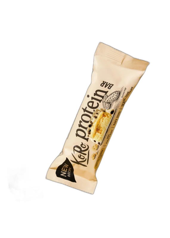 KoRo Barre protéinée crunchy à la vanille façon pâte à cookie | 60 g