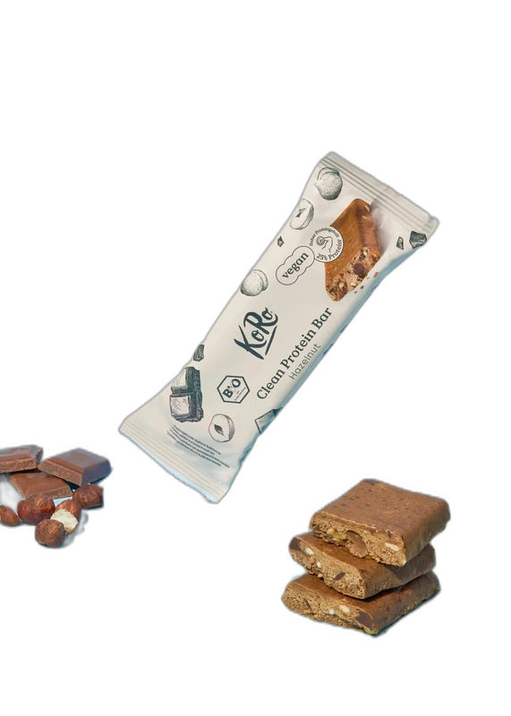 KoRo Barre protéinée vegan à la noisette bio 60 g