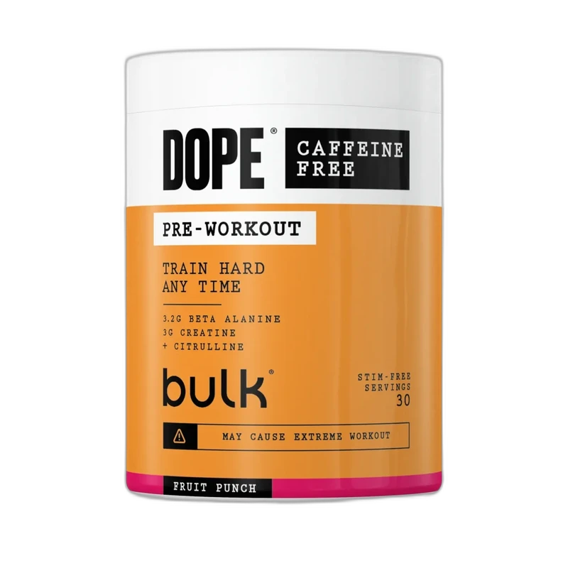 Bulk Dope Pre-Workout Sans Caféine