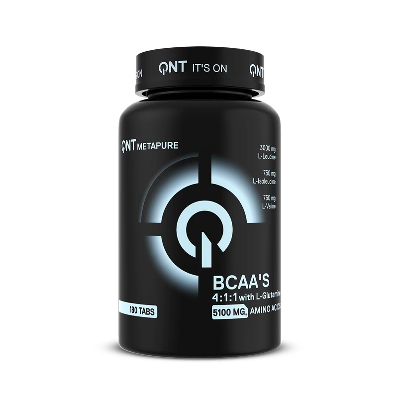 QNT BCAA 4:1:1 + L-Glutamine | 180 Comprimés