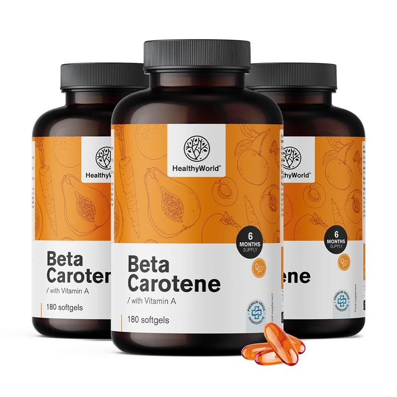 HealthyWorld Bêta-carotène 25 000 UI