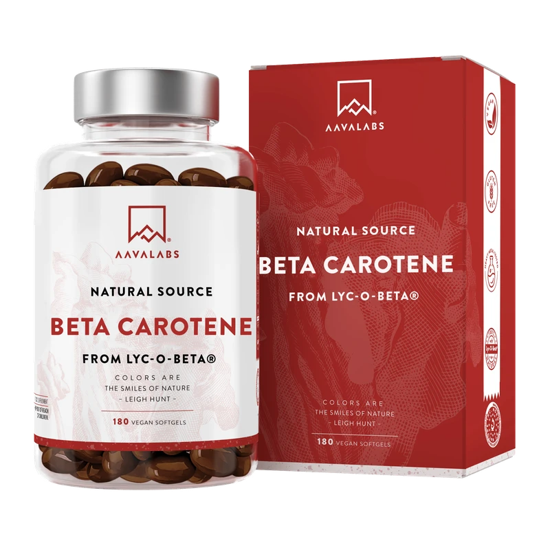 Aava Labs Beta-Carotene with Lyc-O-Beta