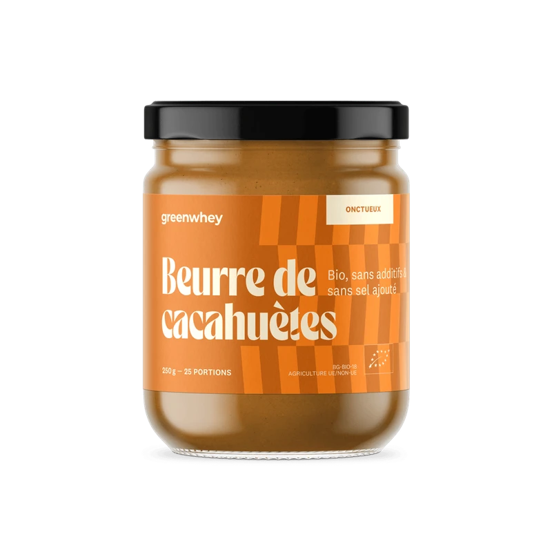 GreenWhey Beurre de Cacahuètes Bio