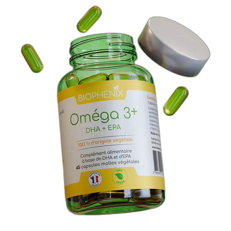 Biophenix Oméga 3+ (microalgue)