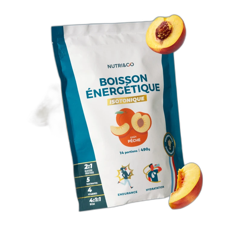 Nutri&Co Boisson énergétique isotonique Pêche