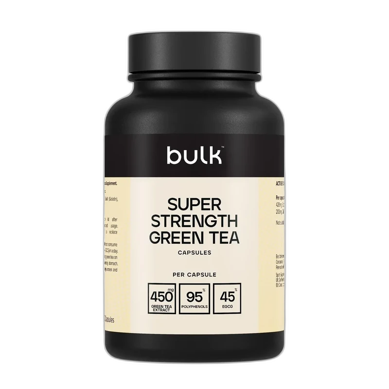 Bulk Thé vert haute puissance, capsules 450 mg