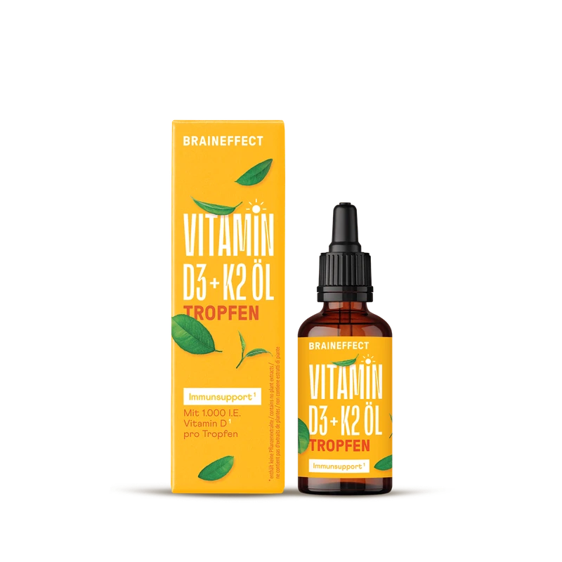BrainEffect Huile Vitamine D3+K2
