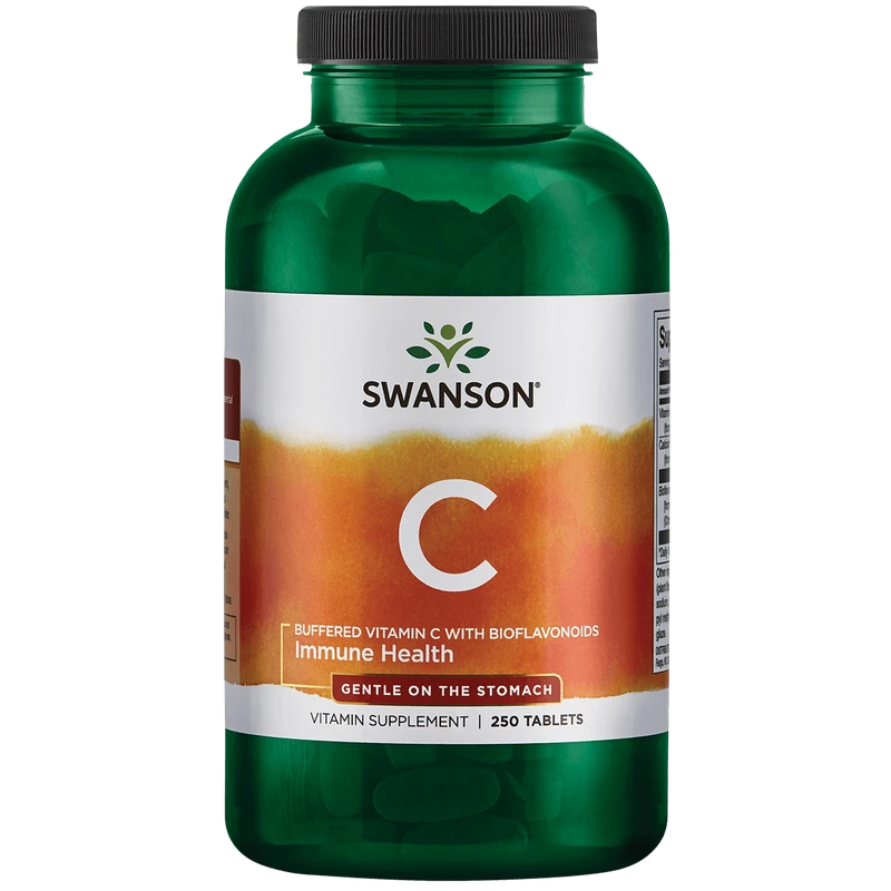 Swanson Comprimés de vitamine C Buffered C W/Bioflavonoids 1000 mg