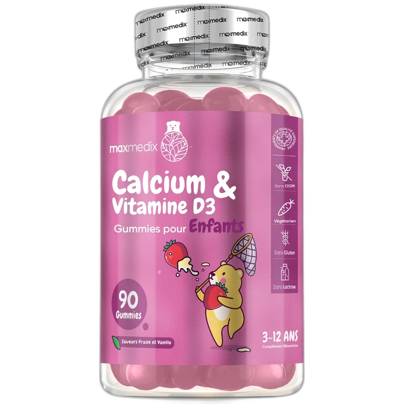 WeightWorld Calcium et Vitamine D3 en gummies pour enfants