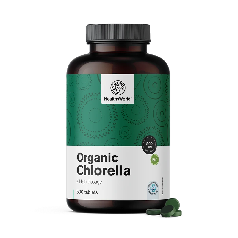 HealthyWorld Chlorelle BIO 500 mg