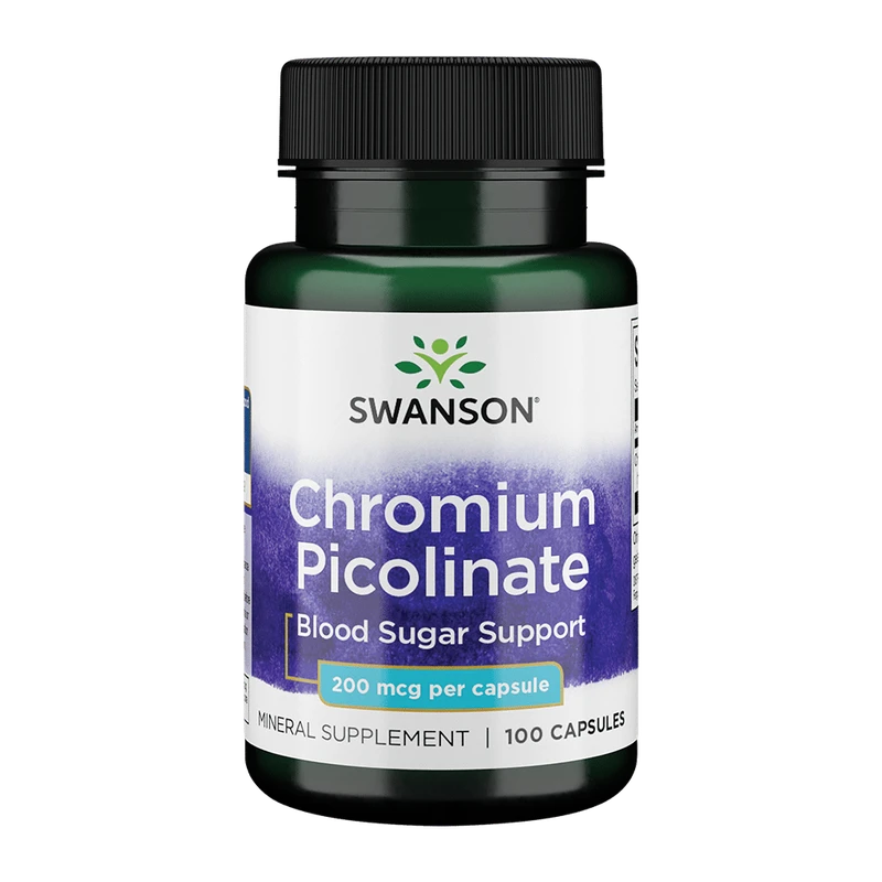 Swanson Gélules de picolinate de chrome Chromium Picolinate 200 µg