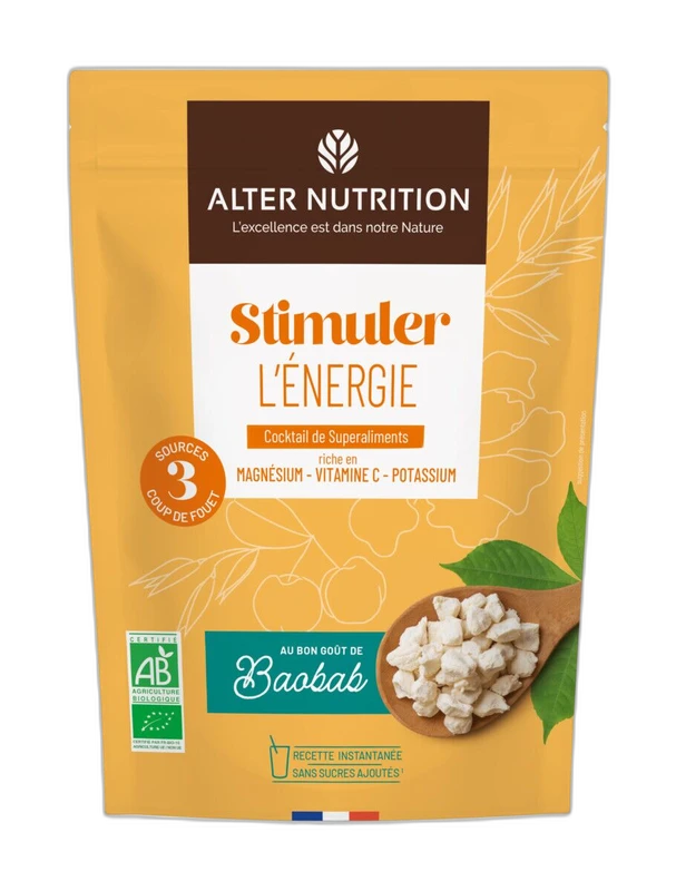 Alter Nutrition Cocktail Bio de super aliments Spécial Vitalité et anti-fatigue