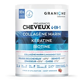 Granions Pro Keracys Cheveux 4-en-1 (Collagène + Kératine + Biotine)