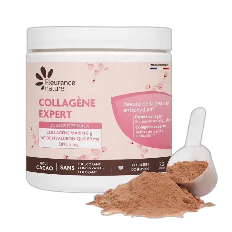 Fleurance Nature Collagène Expert (goût cacao / grenade)