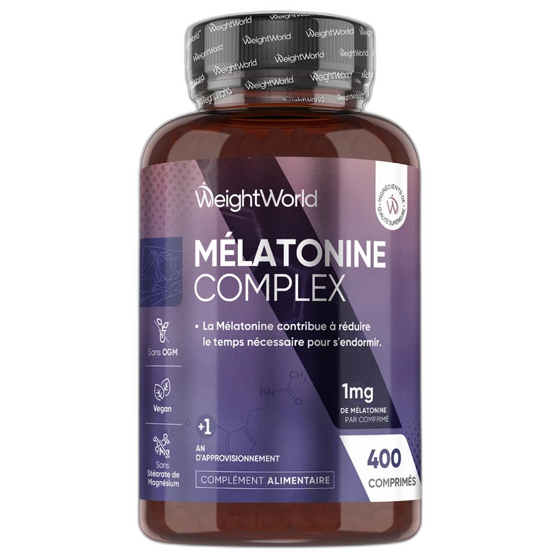 WeightWorld Complexe de Mélatonine 1 mg