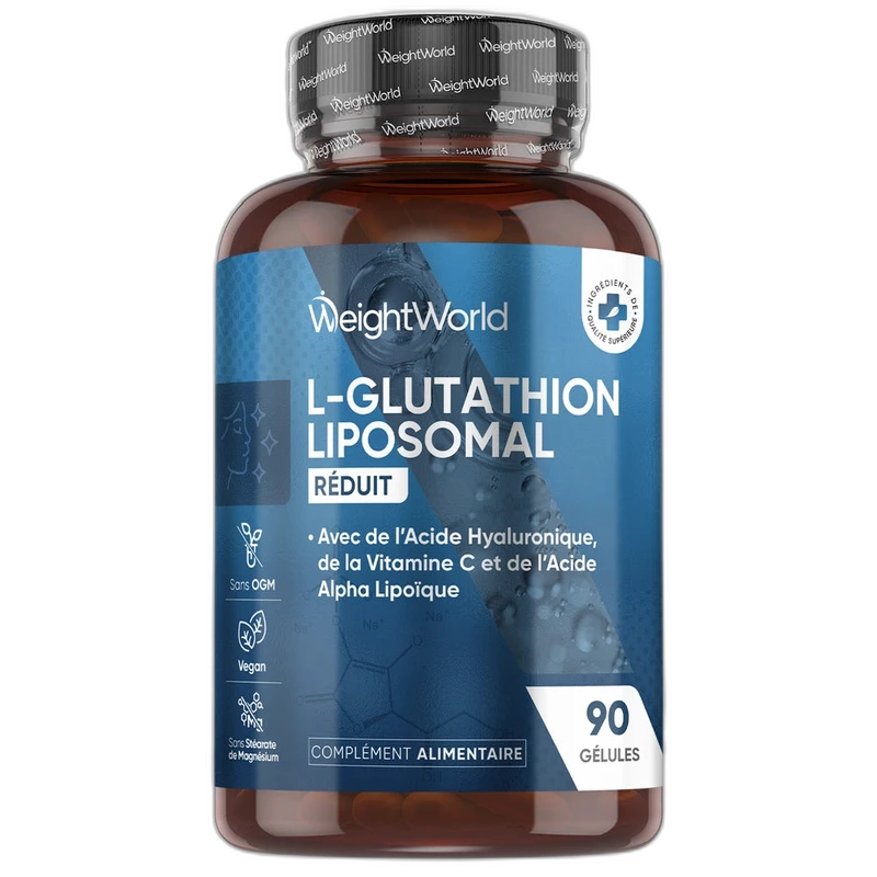 WeightWorld Complexe de L-Glutathion Liposomal Réduit (GSH)
