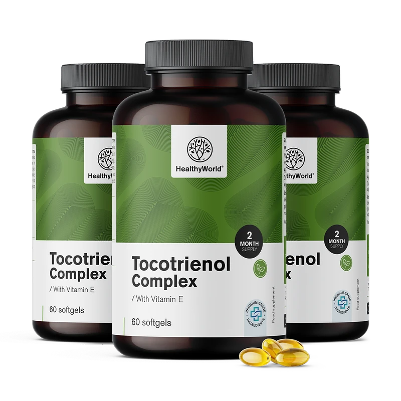 HealthyWorld Complexe de tocotriénols + vitamine E