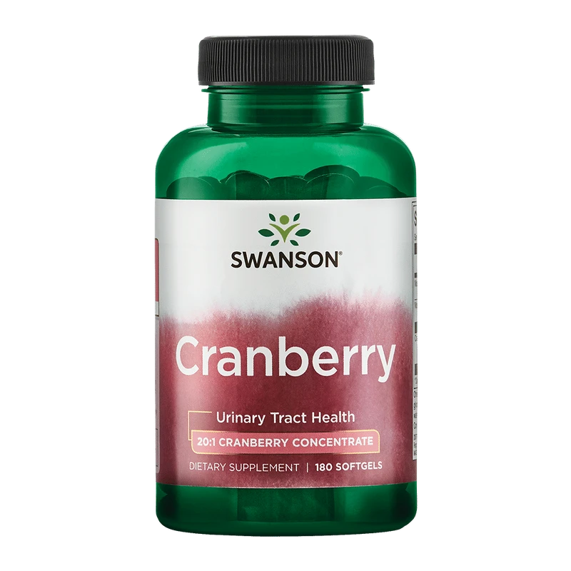 Swanson Capsules molles de canneberges Cranberry Capsules