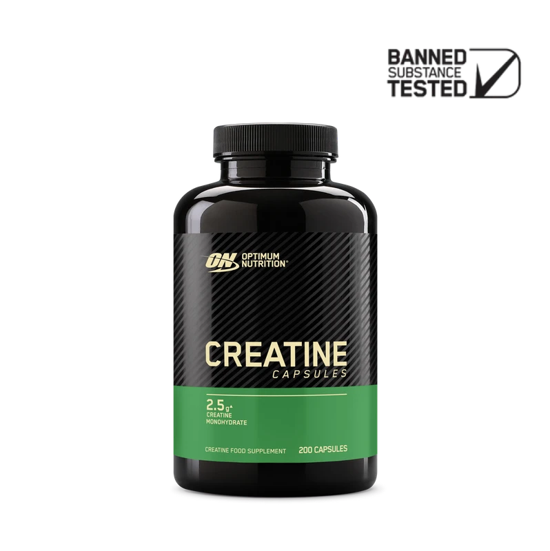 Optimum Nutrition Creatine Capsules Elite Series - 200 capsules (100 Servings)
