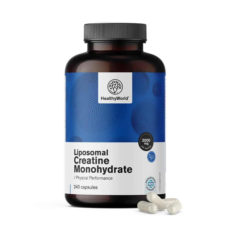HealthyWorld Créatine monohydrate liposomale 3000 mg