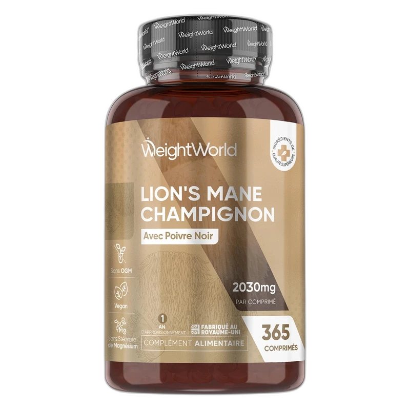 WeightWorld Crinière de Lion avec Poivre Noir