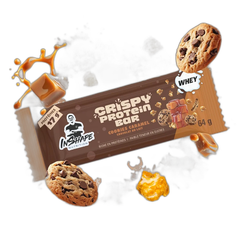 InShape Nutrition Crispy Protein Bar 64 g