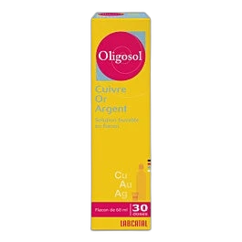 Granions Cuivre-Or-Argent Oligosol