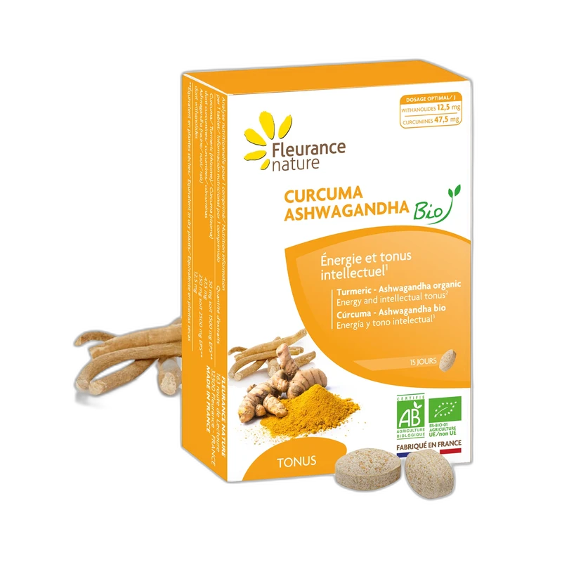 Fleurance Nature Curcuma Ashwagandha Bio