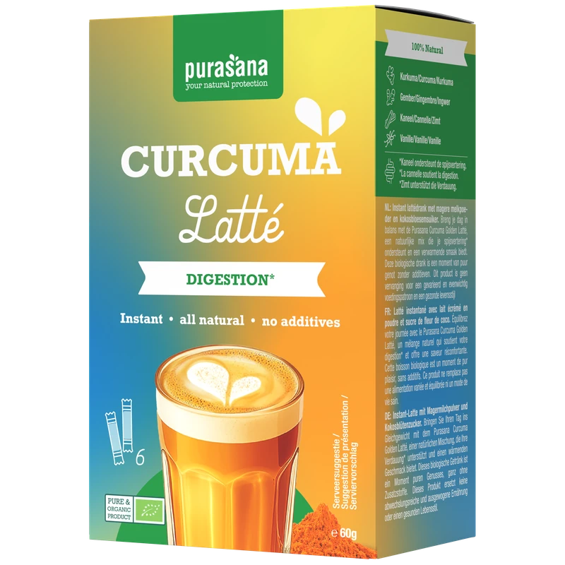 Purasana Curcuma latté instantané