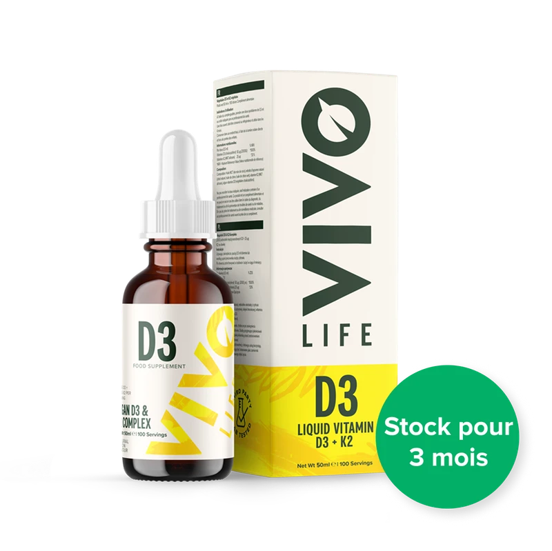 Vivo Life Vitamine D3 & K2 liquide