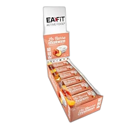 EAFit La Barre Protéinée Pêche Yaourt - Boite de 24 barres