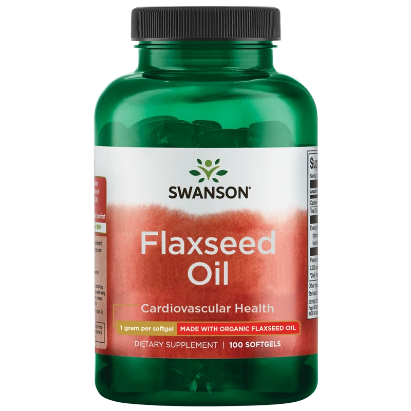 Swanson Huile de lin EFA Flaxseed Oil 1000 mg