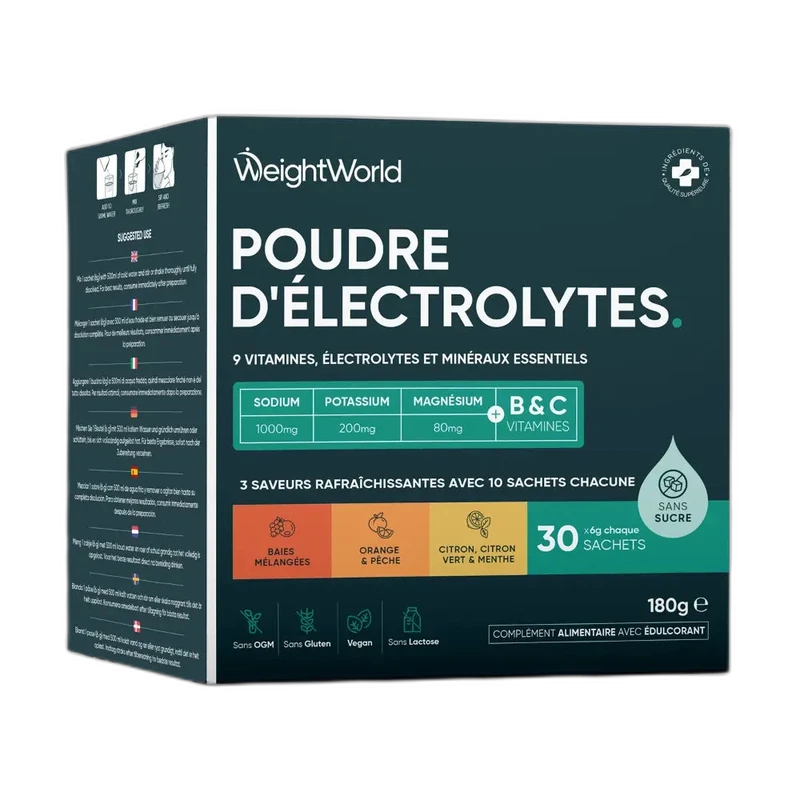 WeightWorld Électrolytes en Poudre