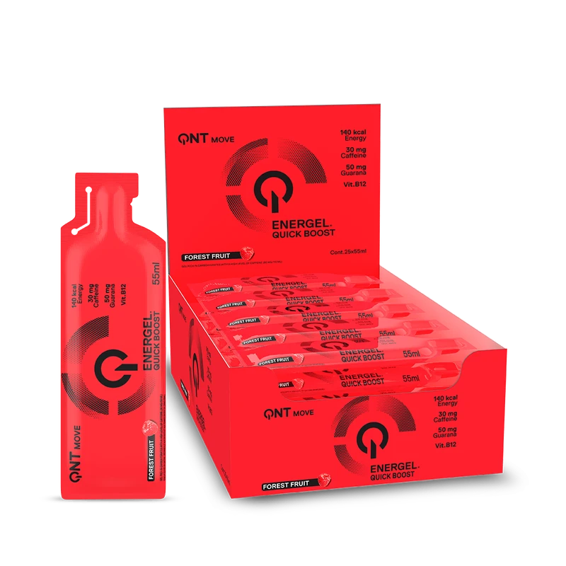 QNT Gel énergétique Energel Quick Boost | 25 x 55 ml
