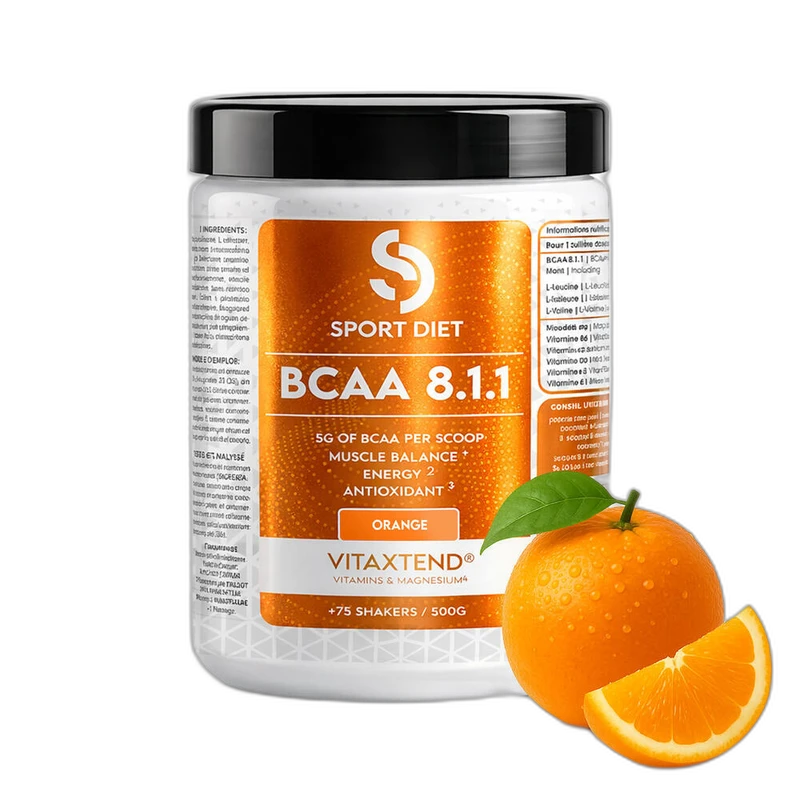Eric Favre BCAA 8.1.1 VITAXTEND Orange 500g