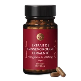 Sunday Natural Ginseng rouge fermenté 200mg
