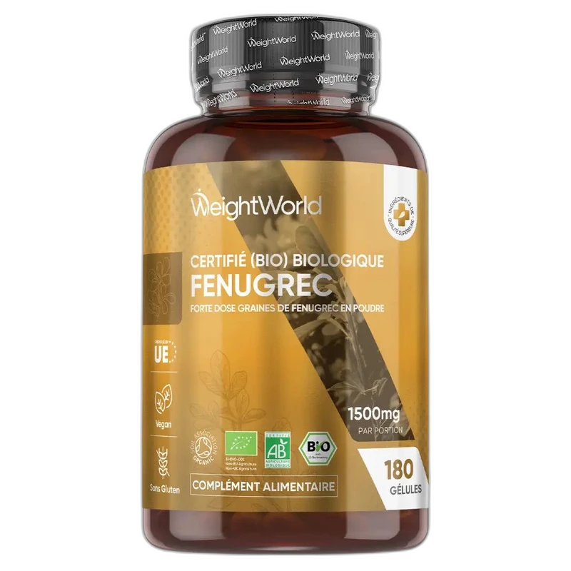 WeightWorld Fenugrec Bio en gélules