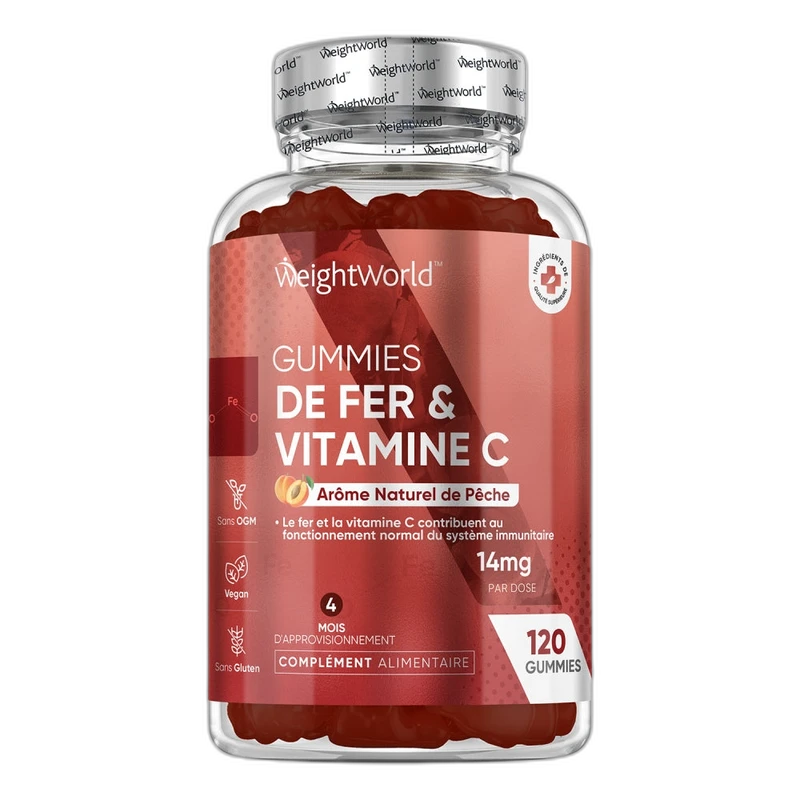 WeightWorld Fer et Vitamine C en Gummies