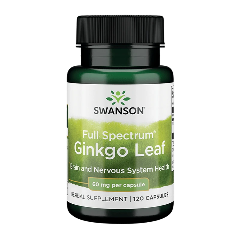 Swanson Full Spectrum Ginkgo Leaf 60mg