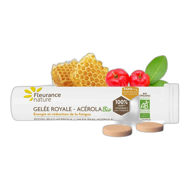 Fleurance Nature Gelée royale-Acérola Bio à croquer