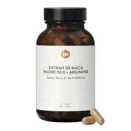 Sunday Natural Maca Noire Extrait 10:1 + Arginine
